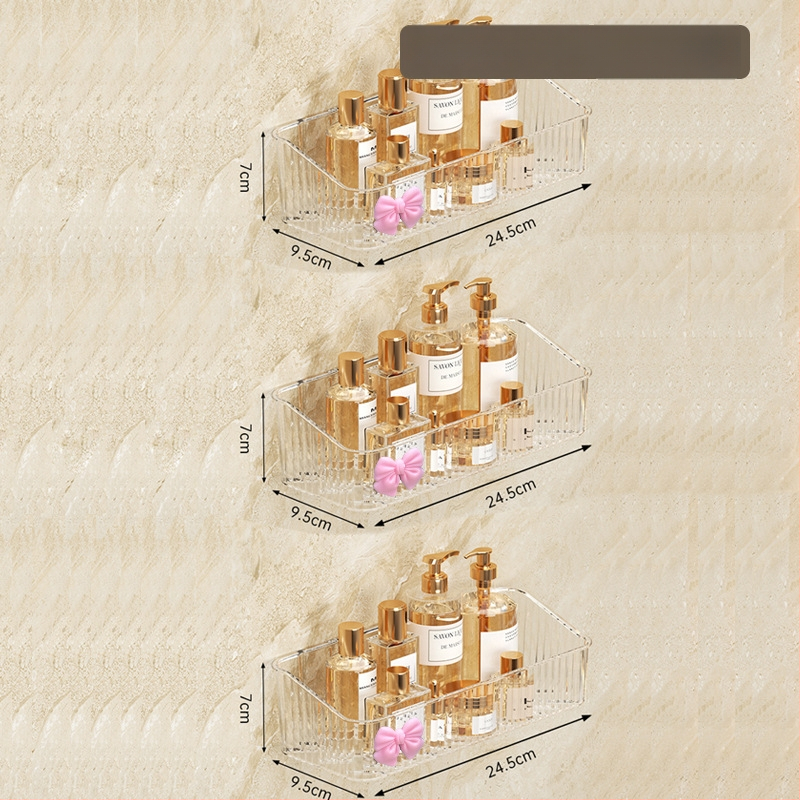 Plastikinis sieninis vonios laikiklis, 1 lygis, modelis -985