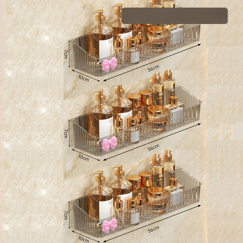 Plastikinis sieninis vonios laikiklis, 1 lygis, modelis -985