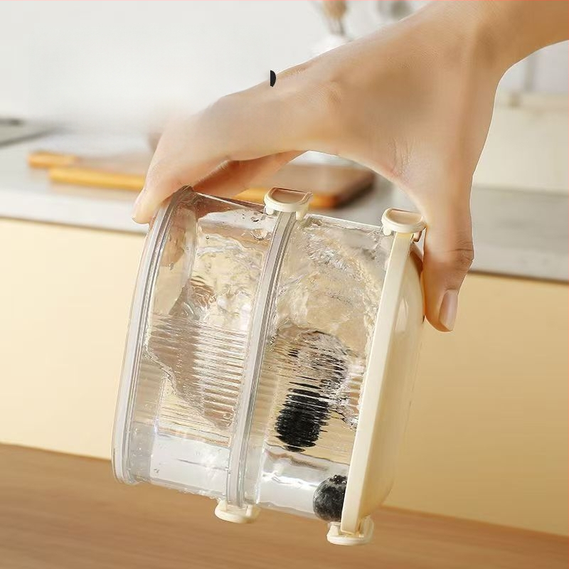 Prieskonių laikymo dėžutė - sandarus plastikinis indelis, šiuolaikinis minimalistinis stilius, modelis Seasoning Storage (SKU 32312)