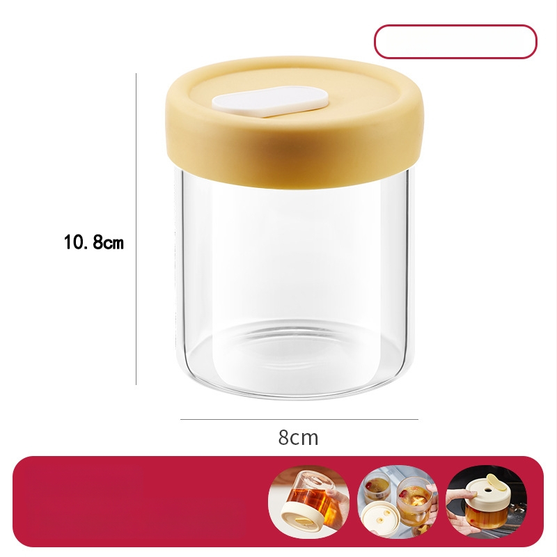 Aukštos borosilikatinio stiklo cilindrinė sriubos laikymo dėžutė su spaustu logotipu ir pritaikymu