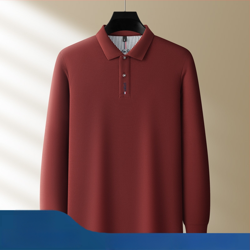 Polo särk pikkade uksadega, 100% puuvill, regulaarne lõige, tikand, talvehooaeg