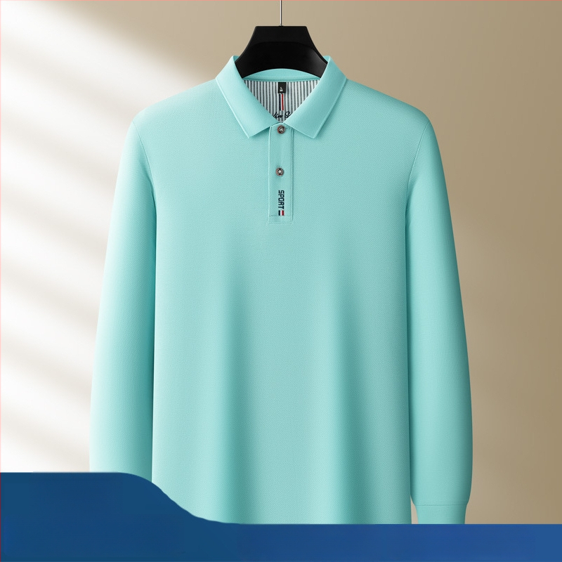 Polo särk pikkade uksadega, 100% puuvill, regulaarne lõige, tikand, talvehooaeg