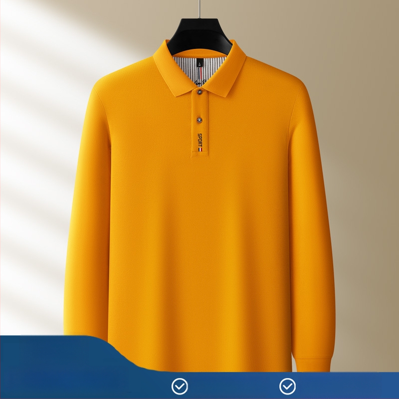 Polo särk pikkade uksadega, 100% puuvill, regulaarne lõige, tikand, talvehooaeg