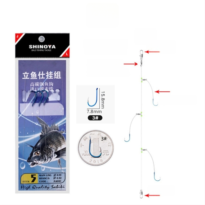 Romano āķis ar auklu Nr. 6, jūras makšķerēšana no laivas