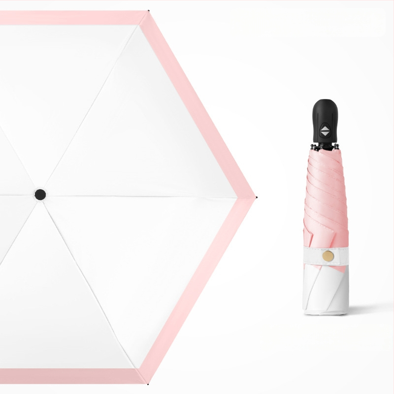 Ultra lengvas sulankstomas skėtis su automatinio atidarymo, pusautomatinio uždarymo, 6 rėmo dalių lydinio rėmas, plieninis kotas, 30D ultra plonas lipdytas audinys