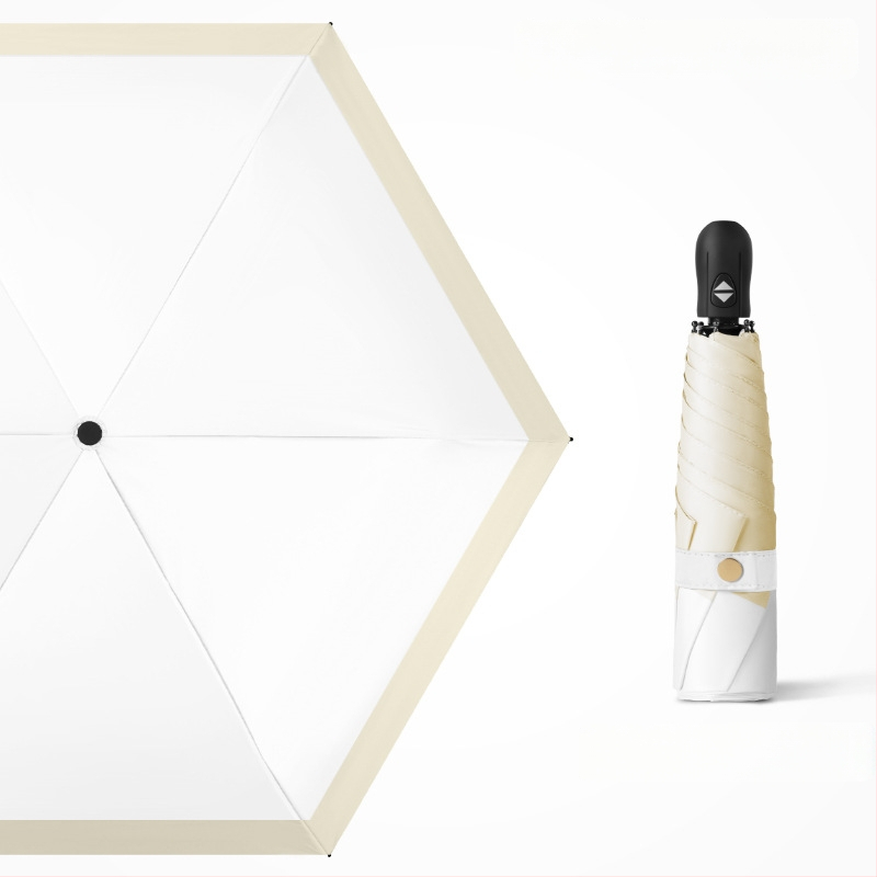 Ultra lengvas sulankstomas skėtis su automatinio atidarymo, pusautomatinio uždarymo, 6 rėmo dalių lydinio rėmas, plieninis kotas, 30D ultra plonas lipdytas audinys