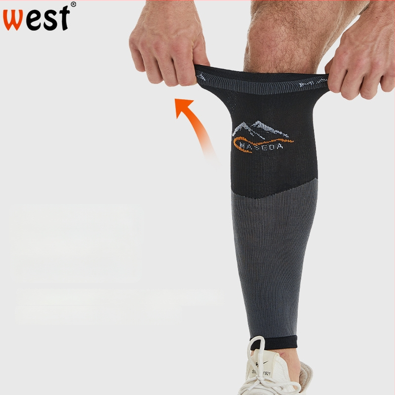 Maxda Protecții gambe compresive pentru alergare – Nylon; Adulți; 200 buc.