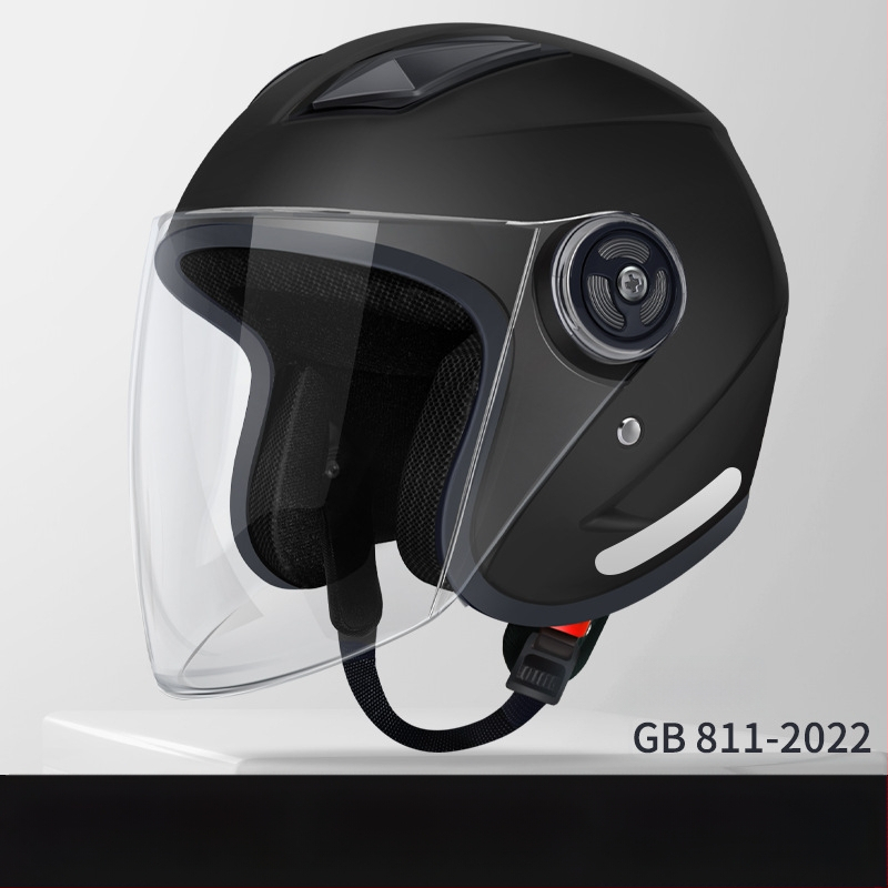 JDTK ABS pusgalvio šalmas elektriniam transportui GB811-2022B – suaugusiems, visus metų laikus, miesto vairavimui, atspari lietui