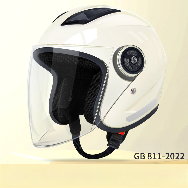 JDTK ABS pusgalvio šalmas elektriniam transportui GB811-2022B – suaugusiems, visus metų laikus, miesto vairavimui, atspari lietui