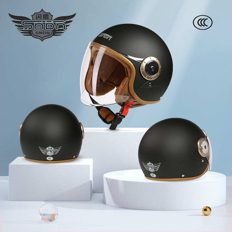 Talveline kiiver Huida Flash Shieldilt elektrilistele mootorratastele — 3C sertifikaat, korpus 709S, EPS musta tehnoloogia kiht