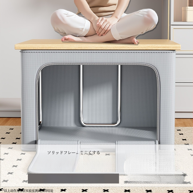 Kutija za skladištenje od Oxford tkanine, sklopiva, s ručkom, kapacitet 100–150 L