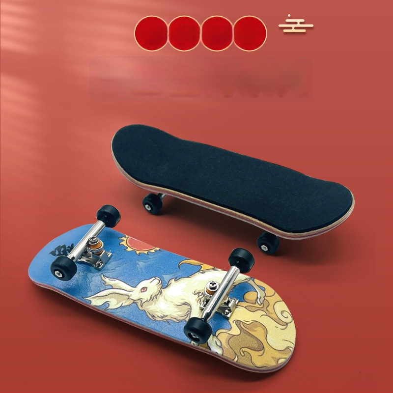 Skateboard ALF, medinė, dvigubas sūpynės mechanizmas, Alf-zodiac kolekcija