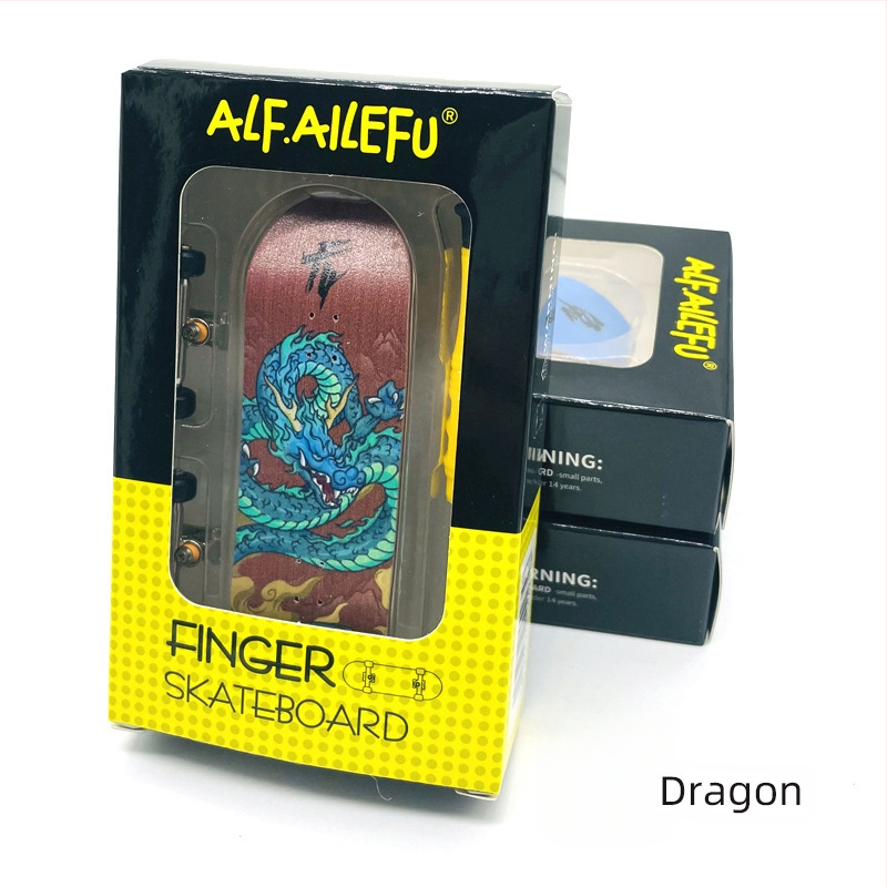 Skateboard ALF, medinė, dvigubas sūpynės mechanizmas, Alf-zodiac kolekcija