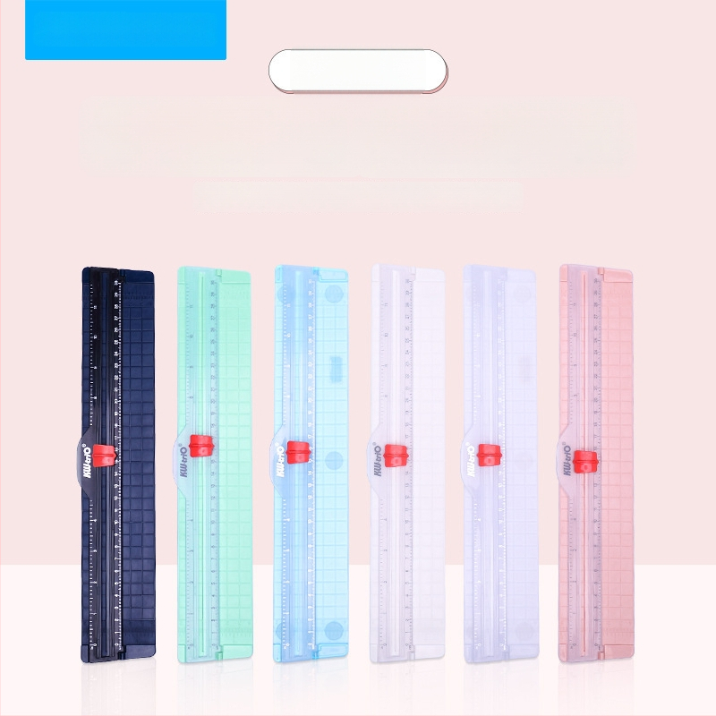 KW-TRIO 13831 Tăietor de hârtie, din plastic, ușor, compact, portabil DIY