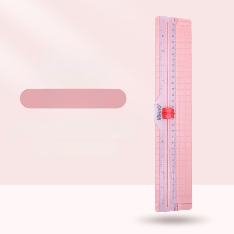 KW-TRIO 13831 Tăietor de hârtie, din plastic, ușor, compact, portabil DIY