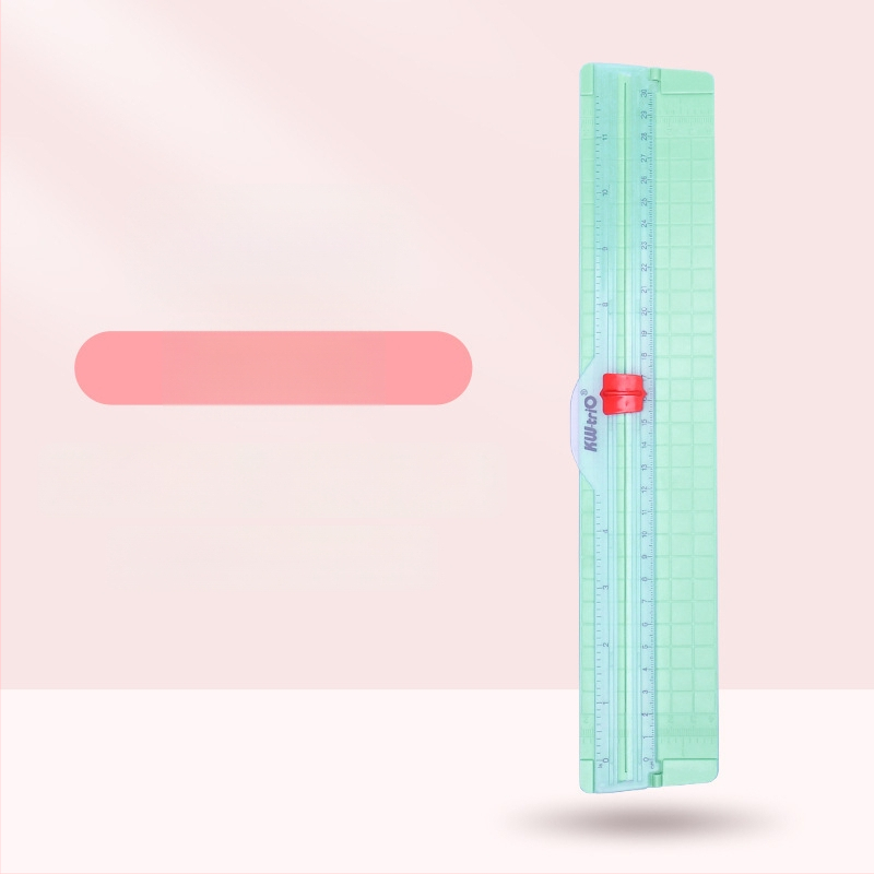 KW-TRIO 13831 Tăietor de hârtie, din plastic, ușor, compact, portabil DIY