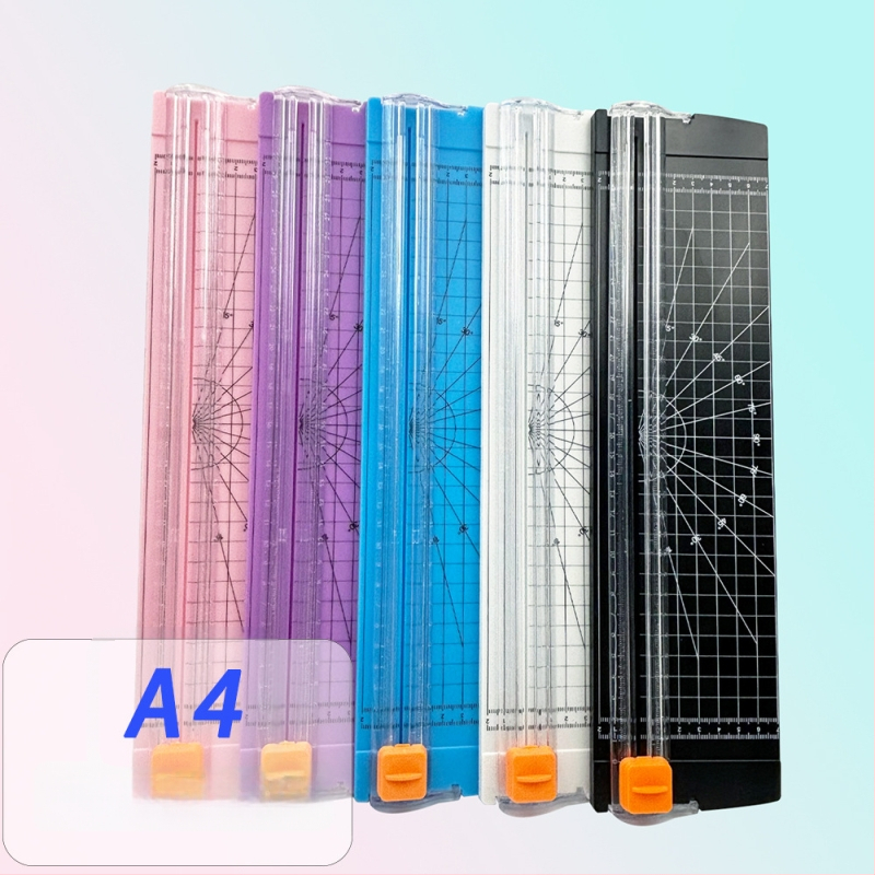 Tăietor de hârtie A4, manual, corp din plastic, model 810 bidirecțional