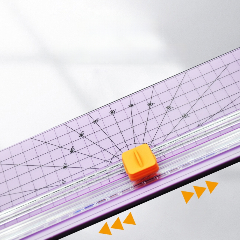 Tăietor de hârtie A4, manual, corp din plastic, model 810 bidirecțional