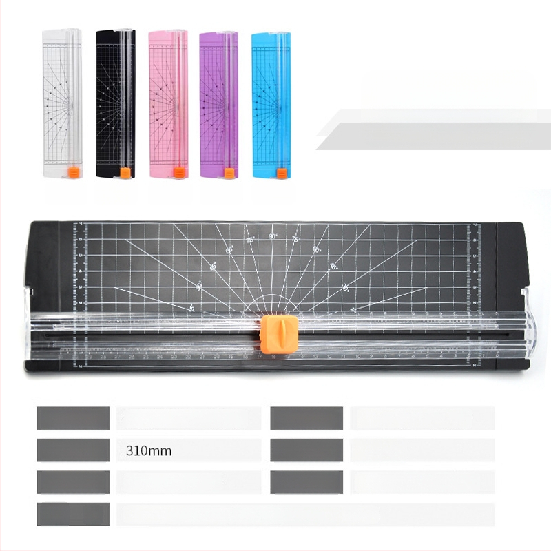 Tăietor de hârtie A4, manual, corp din plastic, model 810 bidirecțional