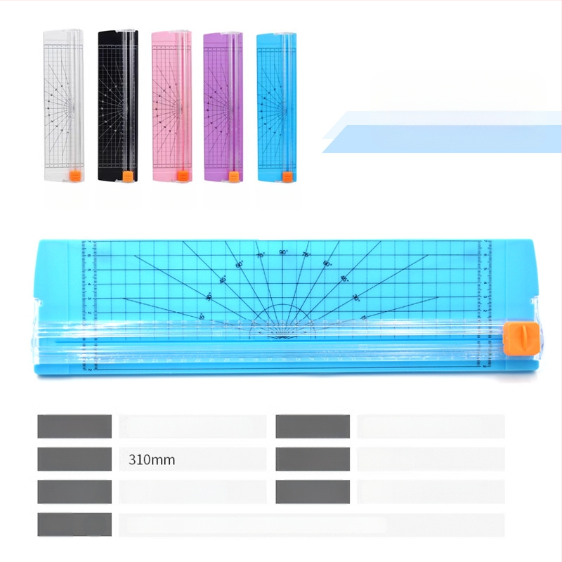 Tăietor de hârtie A4, manual, corp din plastic, model 810 bidirecțional