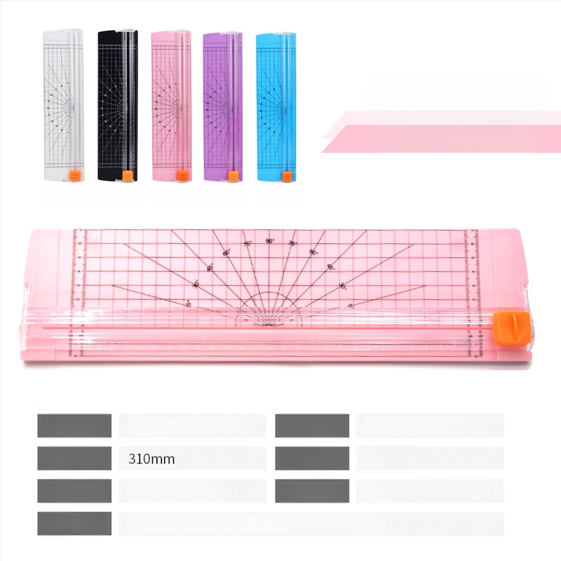 Tăietor de hârtie A4, manual, corp din plastic, model 810 bidirecțional