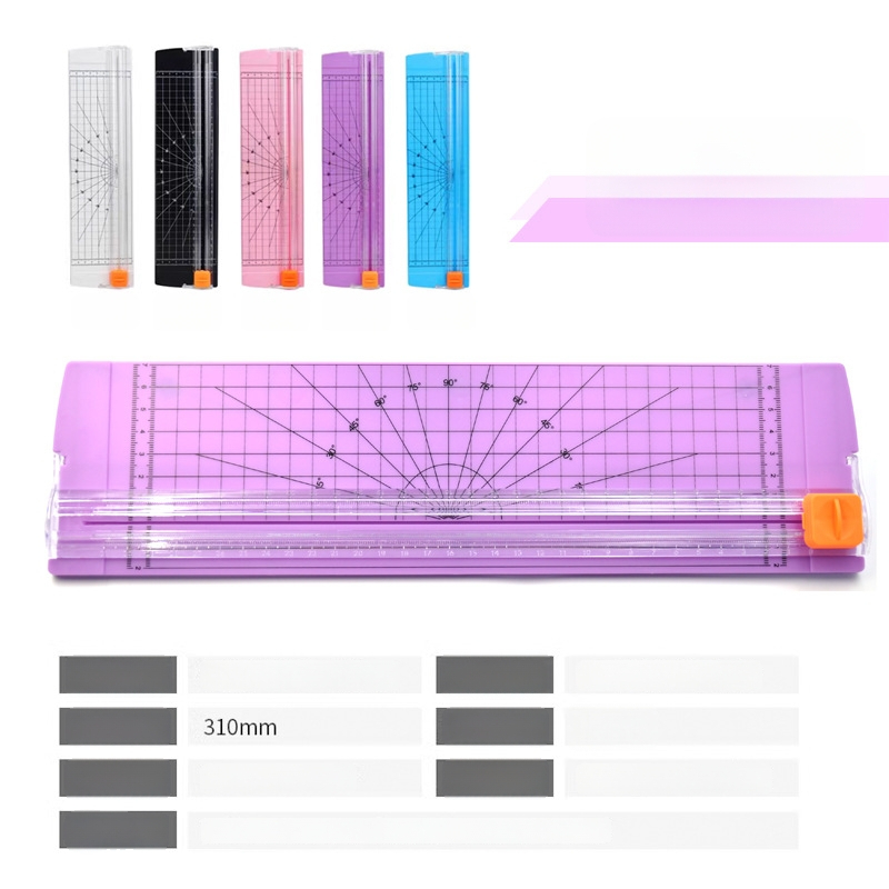 Tăietor de hârtie A4, manual, corp din plastic, model 810 bidirecțional