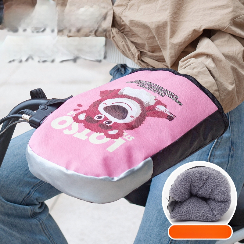 Ziemas rokturu vāciņi elektriskajiem transportlīdzekļiem | PU materiāls, bieza, universāls, pieaugušajiem, pārvietošanai un velosipēdu braukšanai