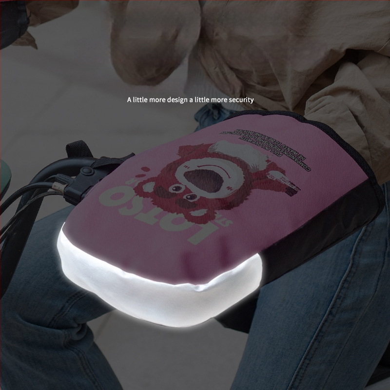 Ziemas rokturu vāciņi elektriskajiem transportlīdzekļiem | PU materiāls, bieza, universāls, pieaugušajiem, pārvietošanai un velosipēdu braukšanai