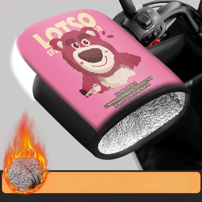 Ziemas rokturu vāciņi elektriskajiem transportlīdzekļiem | PU materiāls, bieza, universāls, pieaugušajiem, pārvietošanai un velosipēdu braukšanai