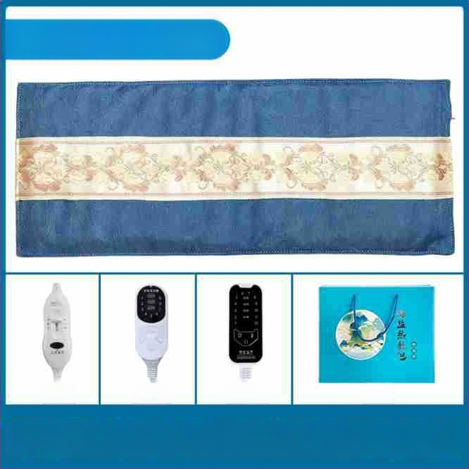 Elektrinis jūros druskos karšto kompreso maišelis namų naudojimui, 40–70°C, 100W, 220V, 2,2 kg, 1–12 režimų, juosmens/pečių/kelių apsauga