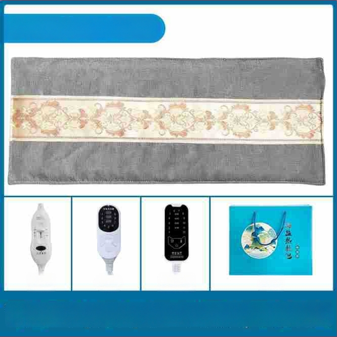 Elektrinis jūros druskos karšto kompreso maišelis namų naudojimui, 40–70°C, 100W, 220V, 2,2 kg, 1–12 režimų, juosmens/pečių/kelių apsauga