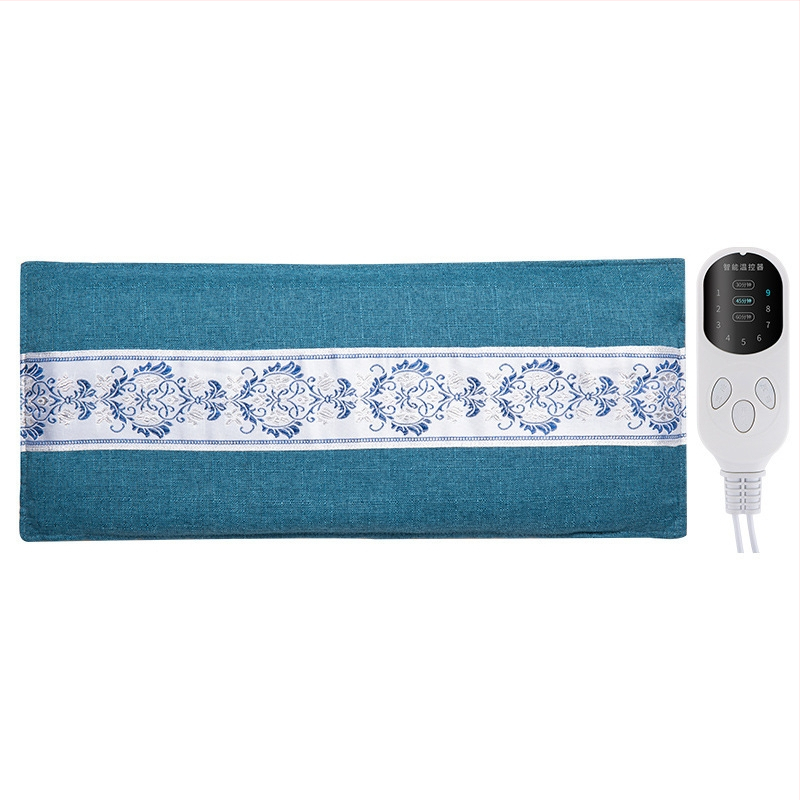 Elektrinis jūros druskos karšto kompreso maišelis namų naudojimui, 40–70°C, 100W, 220V, 2,2 kg, 1–12 režimų, juosmens/pečių/kelių apsauga