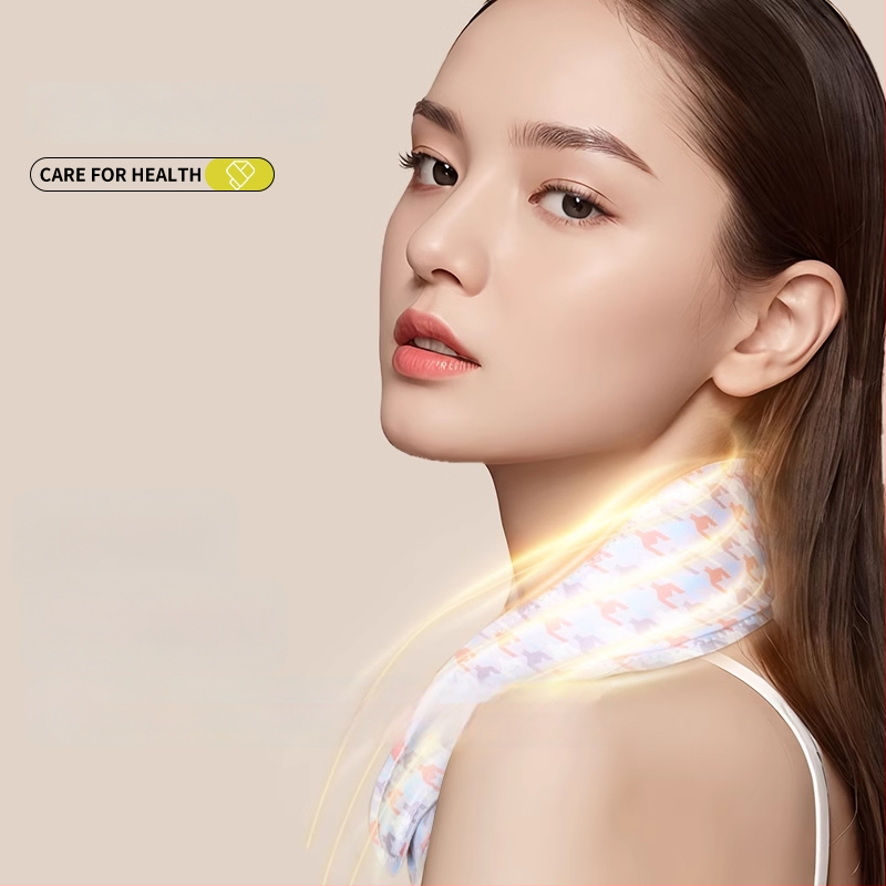 Grafeno šildomas kaklo skara su pečių apsauga, išmanus temperatūros reguliavimas, 5V, 35–55°C