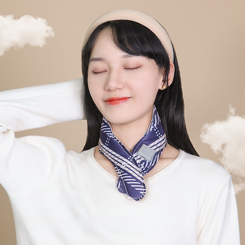 Grafeno šildomas kaklo skara su pečių apsauga, išmanus temperatūros reguliavimas, 5V, 35–55°C