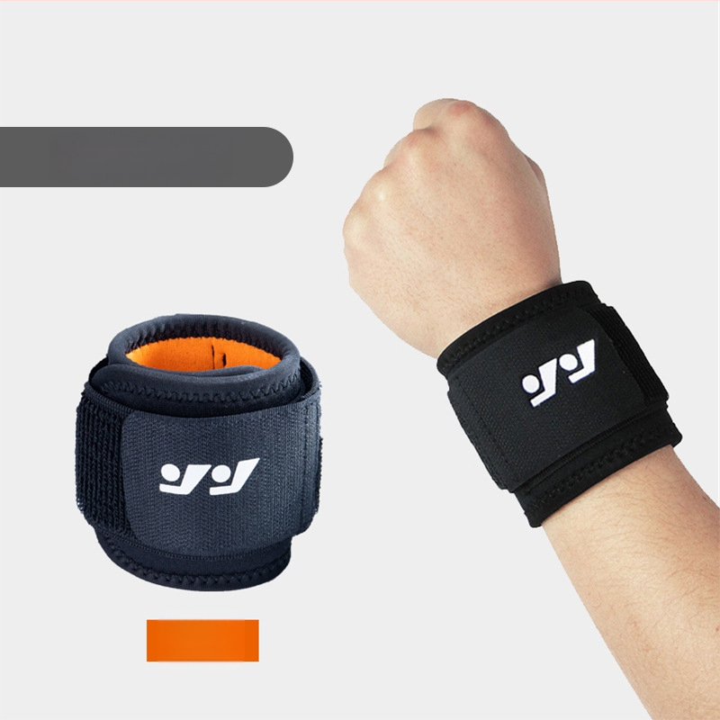 Protecție pentru încheietură pentru sport cu curea fixă și suport de compresie — neopren și țesătură Jiaji, potrivire universală, pentru baschet, badminton și volei