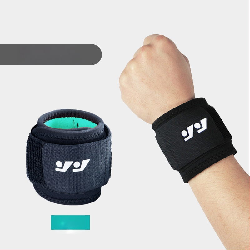 Protecție pentru încheietură pentru sport cu curea fixă și suport de compresie — neopren și țesătură Jiaji, potrivire universală, pentru baschet, badminton și volei