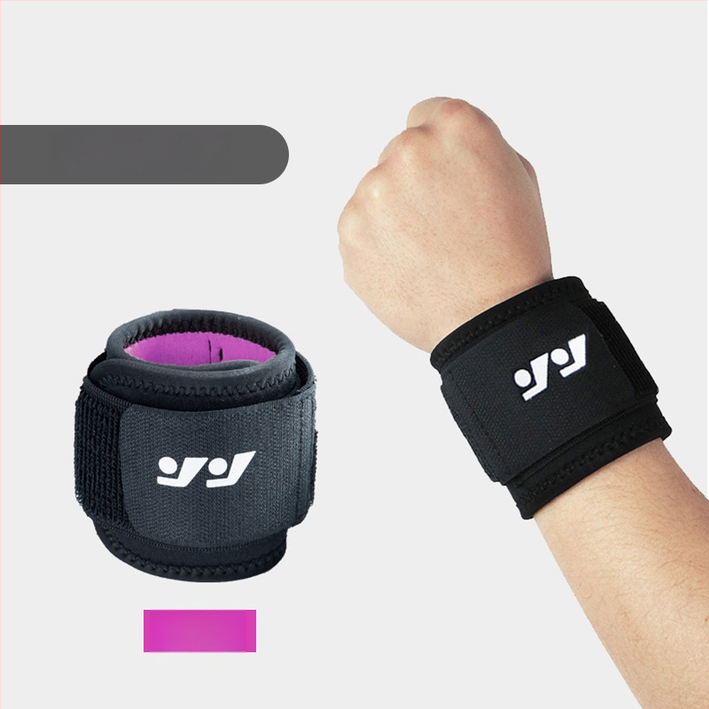 Protecție pentru încheietură pentru sport cu curea fixă și suport de compresie — neopren și țesătură Jiaji, potrivire universală, pentru baschet, badminton și volei