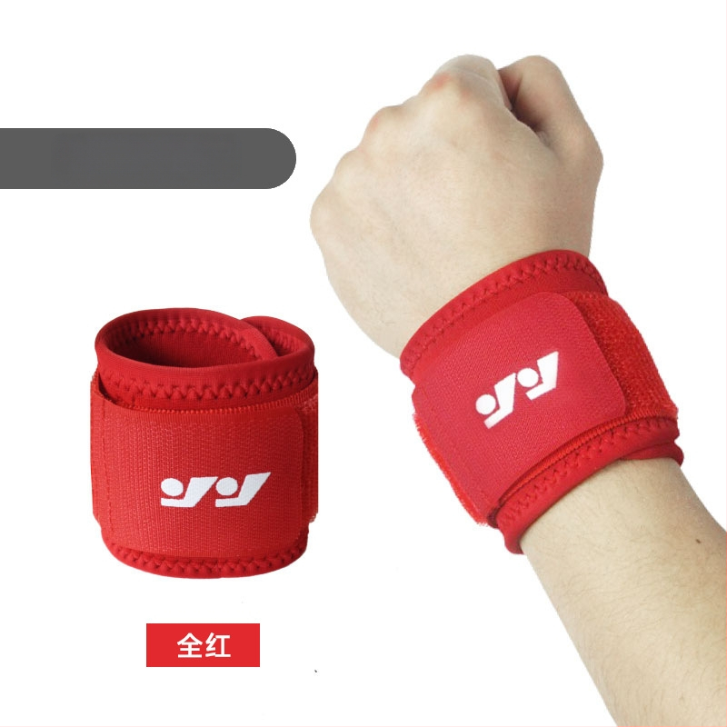 Protecție pentru încheietură pentru sport cu curea fixă și suport de compresie — neopren și țesătură Jiaji, potrivire universală, pentru baschet, badminton și volei