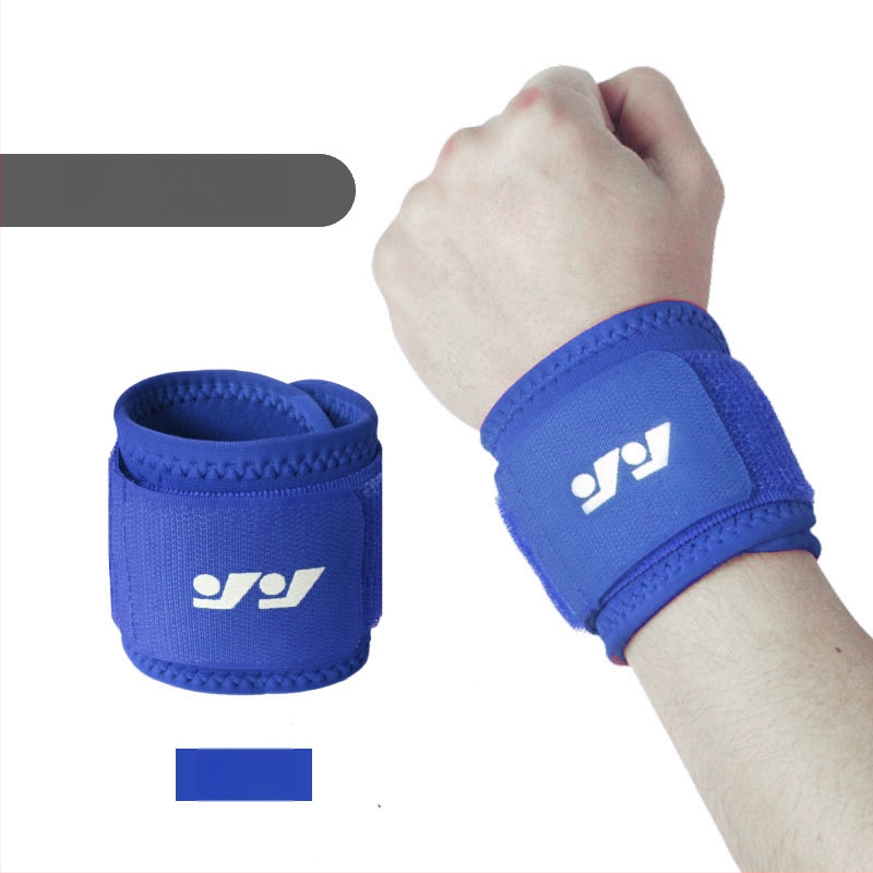 Protecție pentru încheietură pentru sport cu curea fixă și suport de compresie — neopren și țesătură Jiaji, potrivire universală, pentru baschet, badminton și volei