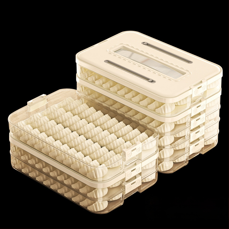 Arnoldin plastikinė koldūnų laikymo dėžutė – uždaryta, nešiojama, paprastas ir modernus dizainas