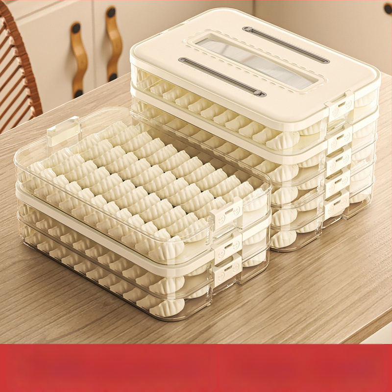 Arnoldin plastikinė koldūnų laikymo dėžutė – uždaryta, nešiojama, paprastas ir modernus dizainas