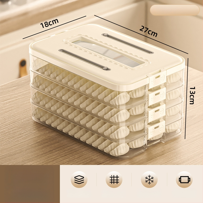 Arnoldin plastikinė koldūnų laikymo dėžutė – uždaryta, nešiojama, paprastas ir modernus dizainas