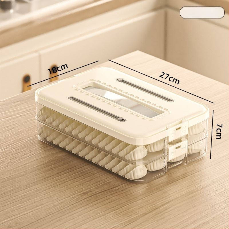 Arnoldin plastikinė koldūnų laikymo dėžutė – uždaryta, nešiojama, paprastas ir modernus dizainas