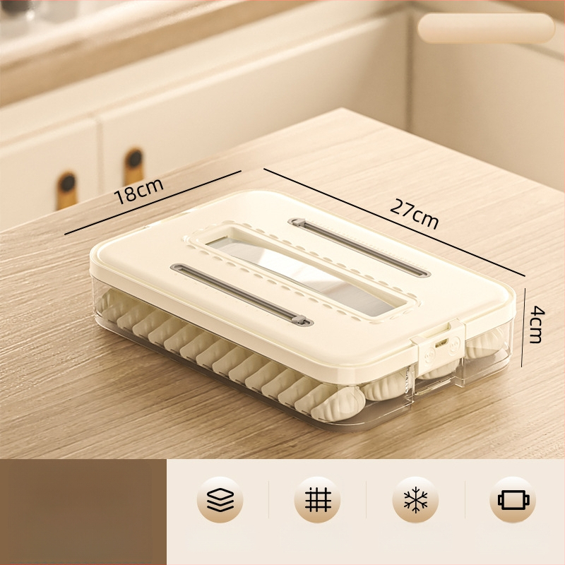 Arnoldin plastikinė koldūnų laikymo dėžutė – uždaryta, nešiojama, paprastas ir modernus dizainas