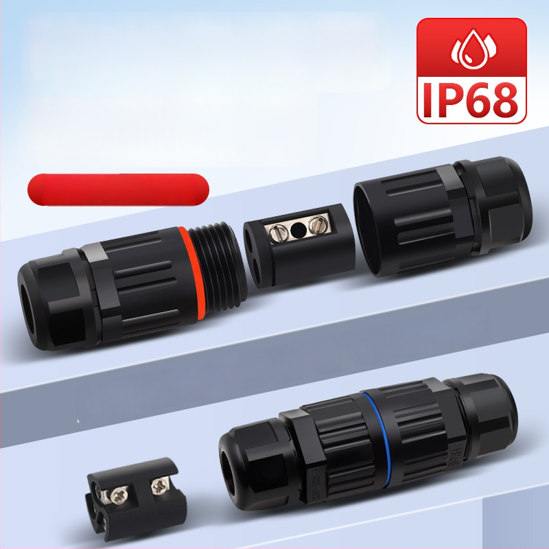 Mini vandeniui atsparus jungtis lauko naudojimui su pass-through — Cow Hours