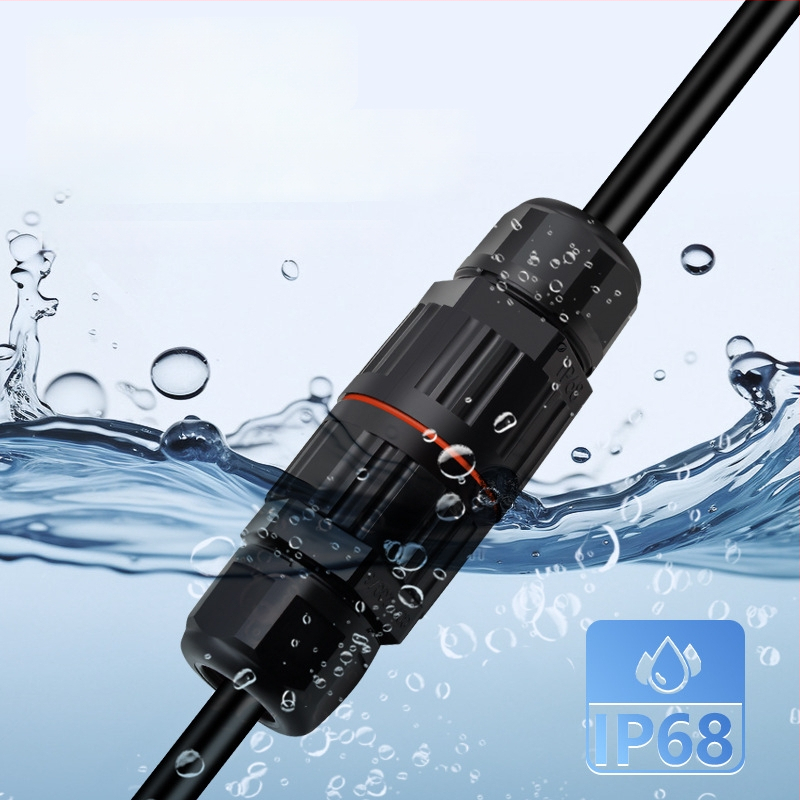 Mini vandeniui atsparus jungtis lauko naudojimui su pass-through — Cow Hours