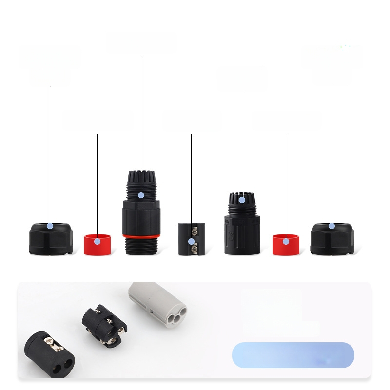 Mini vandeniui atsparus jungtis lauko naudojimui su pass-through — Cow Hours