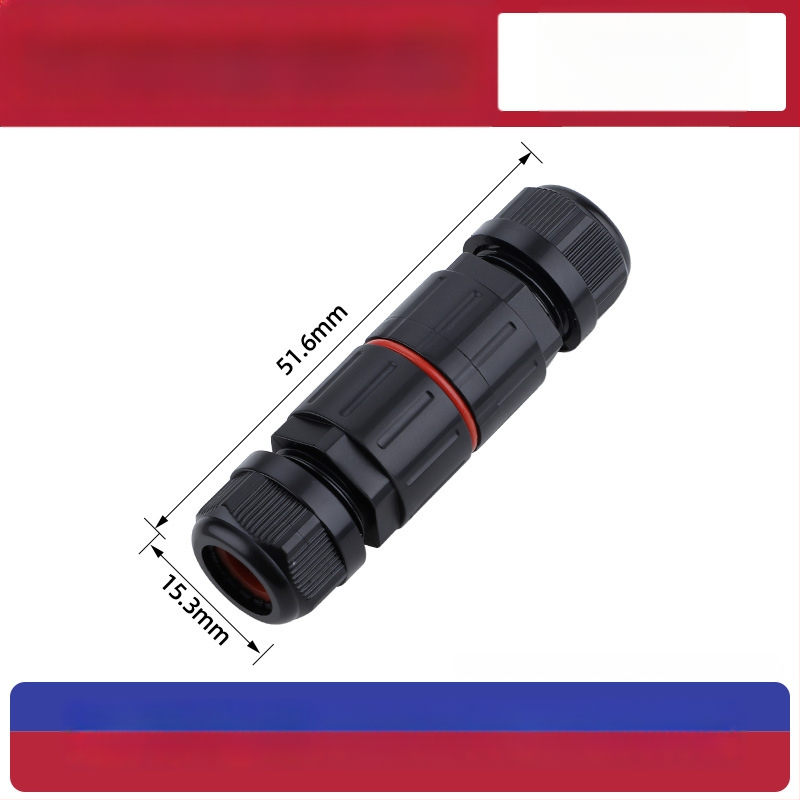 Mini vandeniui atsparus jungtis lauko naudojimui su pass-through — Cow Hours