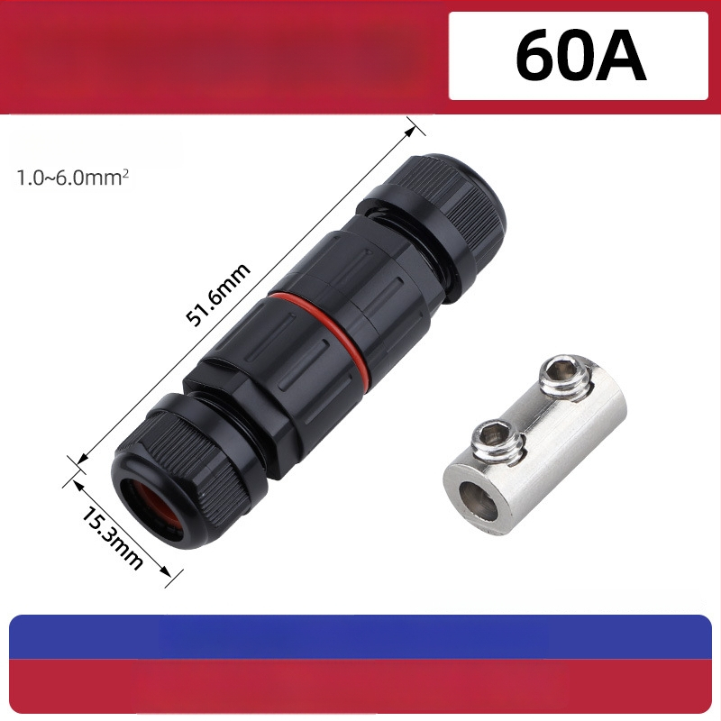 Mini vandeniui atsparus jungtis lauko naudojimui su pass-through — Cow Hours