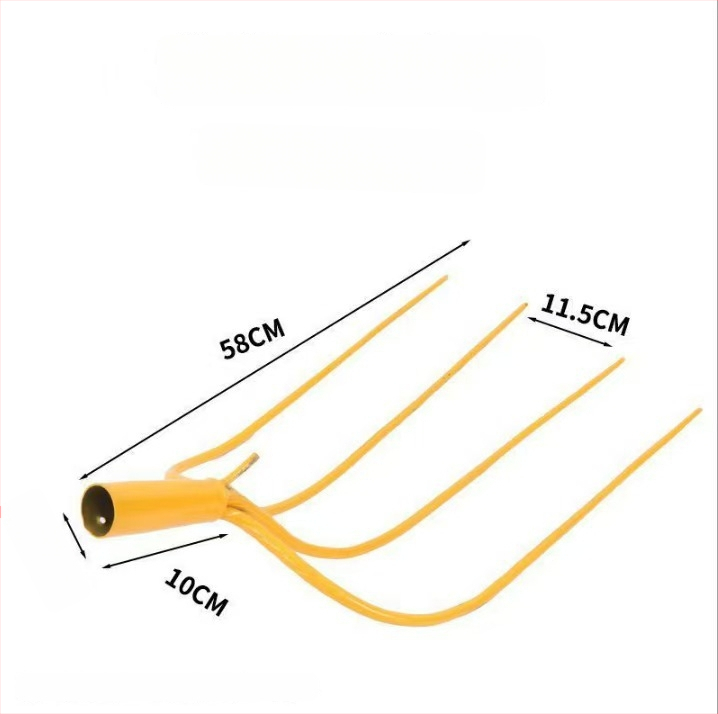 Žemės ūkio geležinė šakė iš aukšto mangano plieno žemei atpalaiduoti, vienos dalies storinta sunkiųjų šakutės galva; Prekės ženklas: Consultation; Pagrindinė pardavimo sritis: Kinija; Taikomos pramonės: Consultation